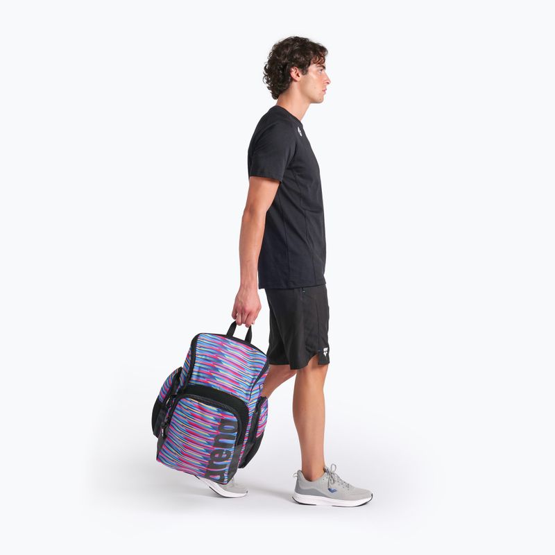 Рюкзак для плавання arena Spiky III 35 л Allover racing stripes 6
