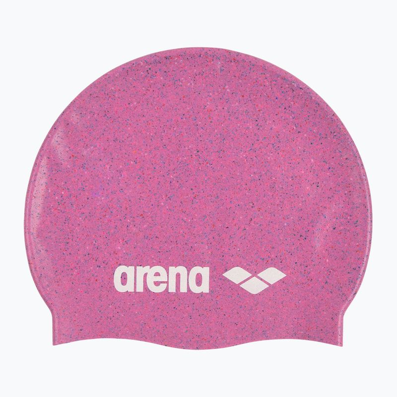Шапочка для плавання arena Silicone Cap pink multi