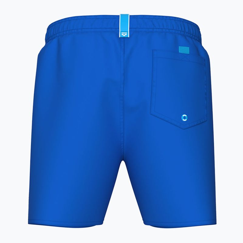 Шорти для плавання чоловічі arena Fundamentals Boxer R blue china/navy 2