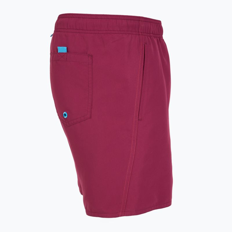 Шорти для плавання чоловічі arena Fundamentals Boxer R dark purple/calypso coral 4