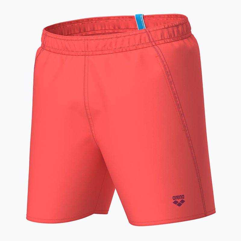 Шорти для плавання чоловічі arena Fundamentals Boxer R calypso coral/dark purple 3