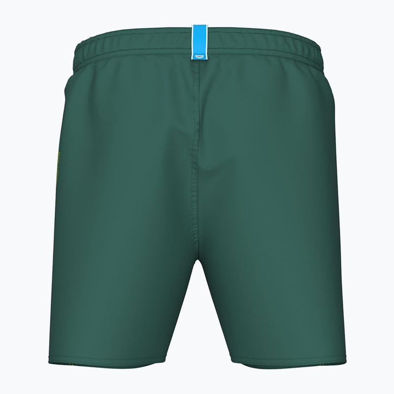 Шорти для плавання чоловічі arena Fundamentals Arena Logo Boxer R artic lime/mangrove 4