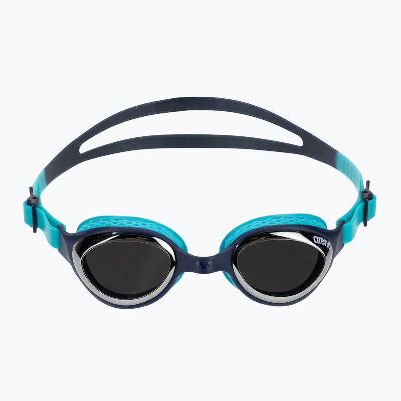 Окуляри для плавання дитячі arena Air Jr Mirror silver/navy/water 2