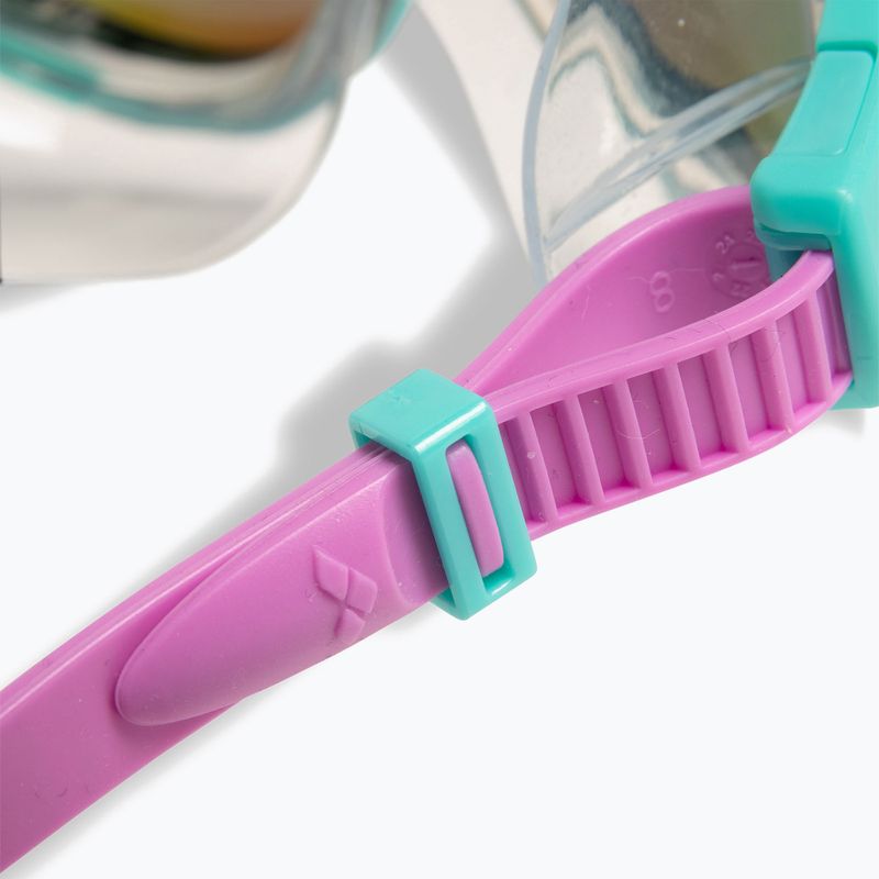 Окуляри для плавання дитячі arena The One Mirror Jr blue/water/violet 7