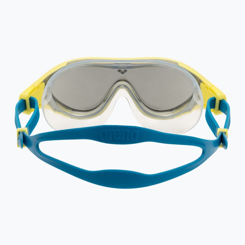 Окуляри для плавання дитячі arena The One Mirror Jr silver/soft green/blue cosmo 4