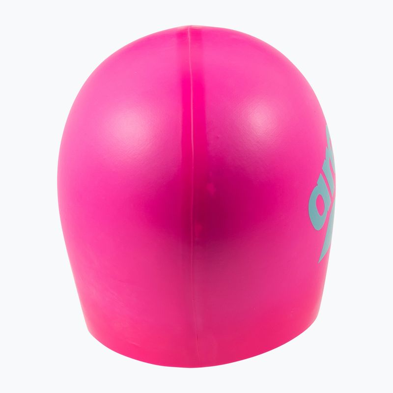 Шапочка для плавання arena Big Logo shocking pink/water 5