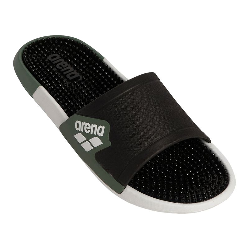 Шльопанці arena Marco Active black/white/sage 2