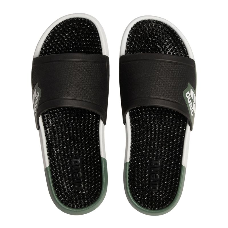 Шльопанці arena Marco Active black/white/sage 3