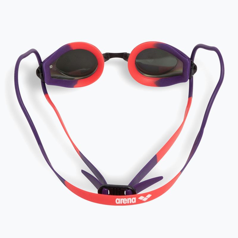 Окуляри для плавання arena Tracks Mirror copper/plum/bright coral 3