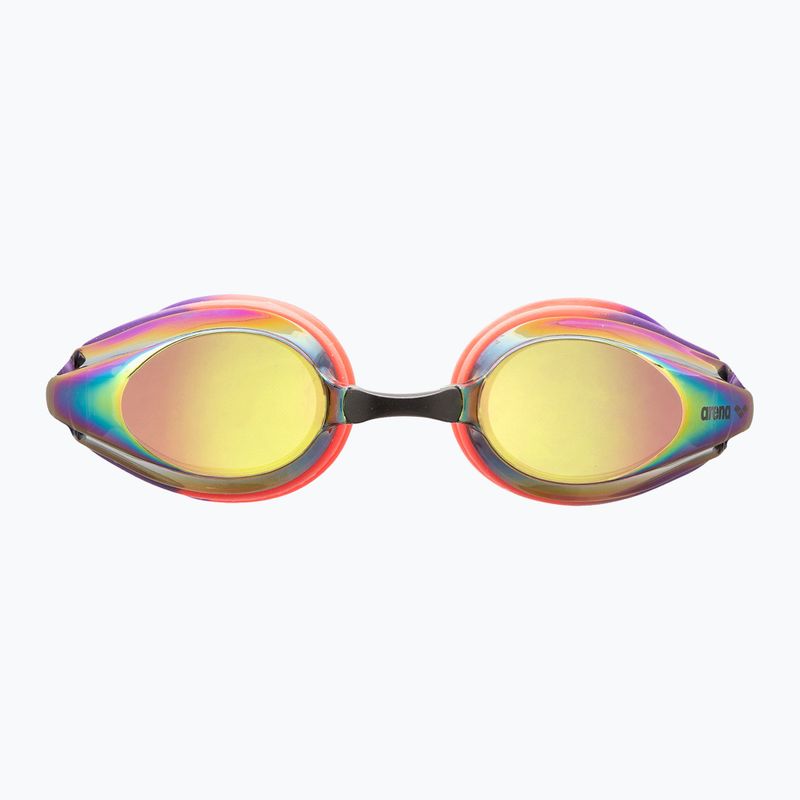 Окуляри для плавання arena Tracks Mirror copper/plum/bright coral 4