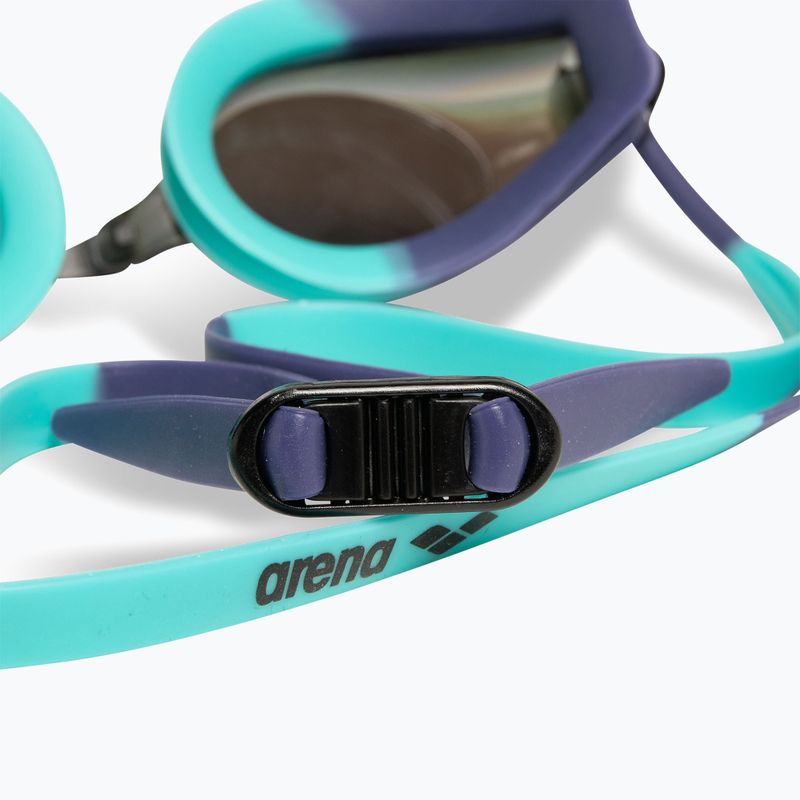 Окуляри для плавання arena Tracks Mirror turquoise/future dusk/water 6