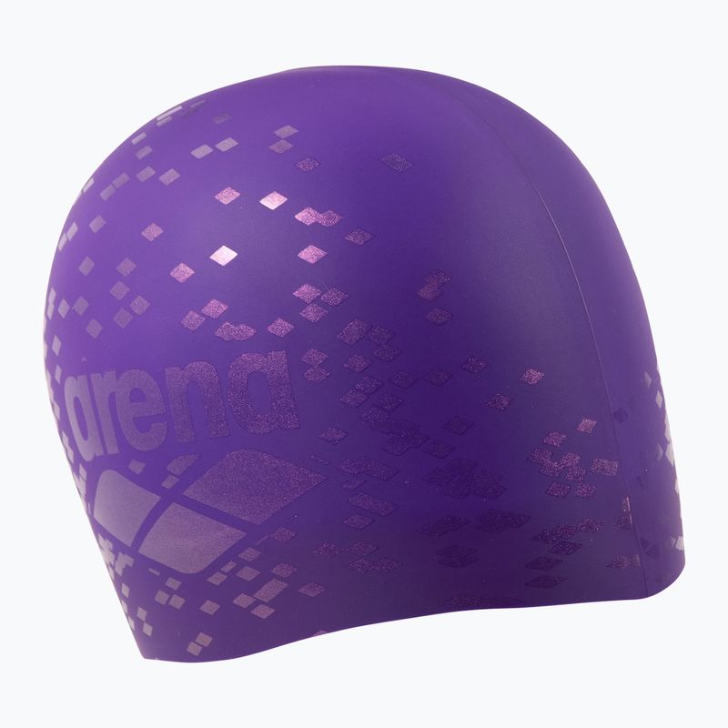 Шапочка для плавання arena Shine plum/violet 4