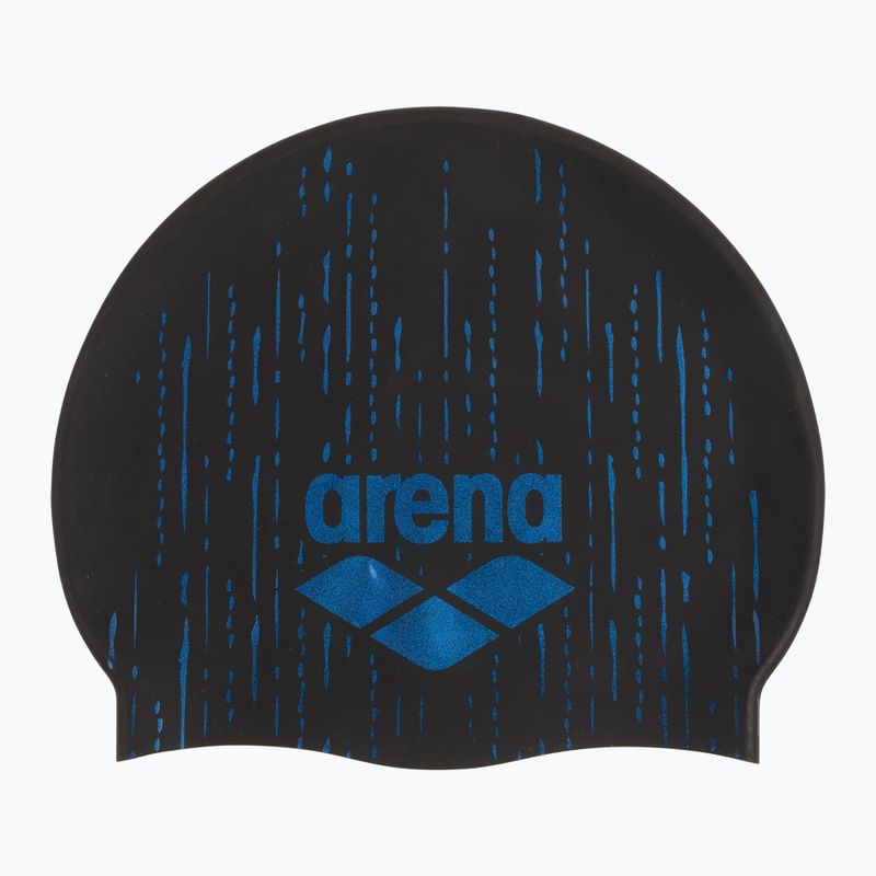 Шапочка для плавання arena Shine black/blue