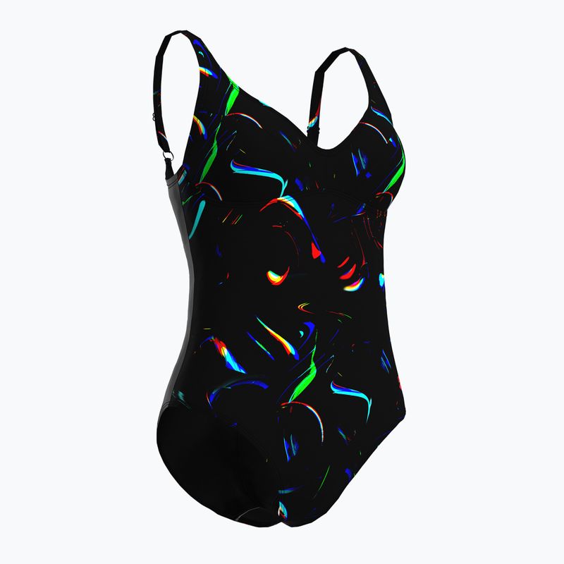 Купальник суцільний жіночий arena Abyss U Back multi black/black 3