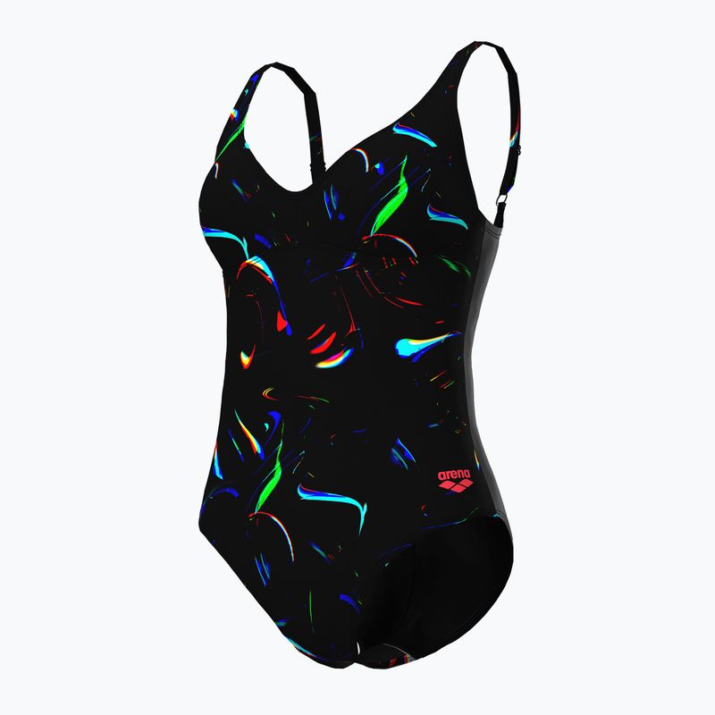 Купальник суцільний жіночий arena Abyss U Back multi black/black 4