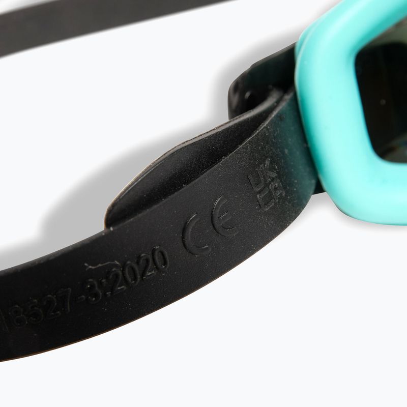 Окуляри для плавання Arena Zoom X-Fit Mirror бірюзові/водні/чорні 7