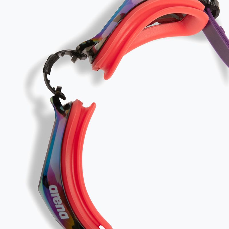 Окуляри для плавання Arena Zoom X-Fit Mirror мідь/яскравий корал/слива 6