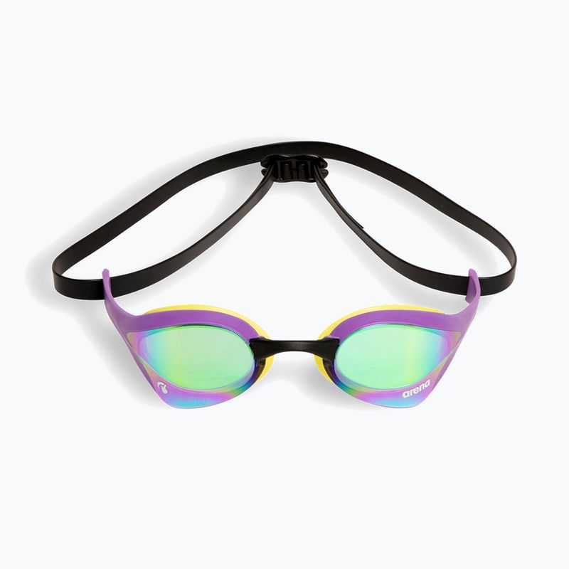 Окуляри для плавання arena Cobra Ultra Swipe Mirror emerald/plum/cyber lime 2
