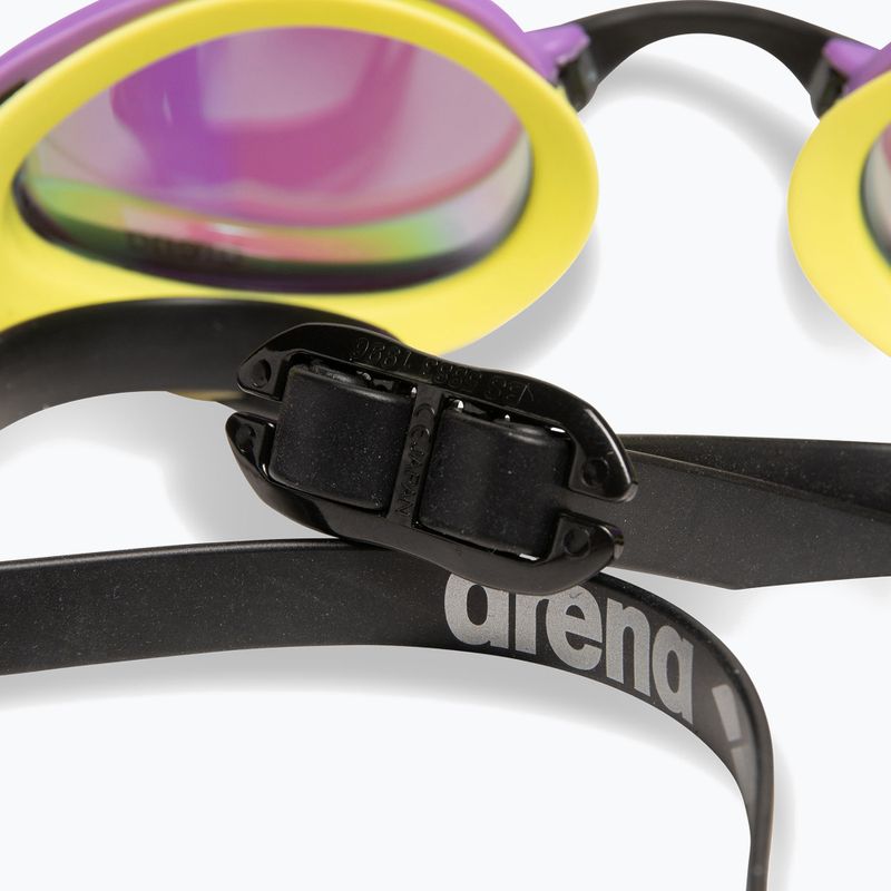 Окуляри для плавання arena Cobra Ultra Swipe Mirror emerald/plum/cyber lime 6