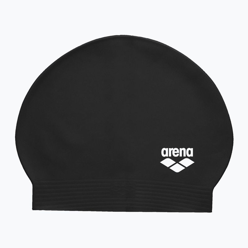 Шапочка для плавання arena Soft Latex II black/white