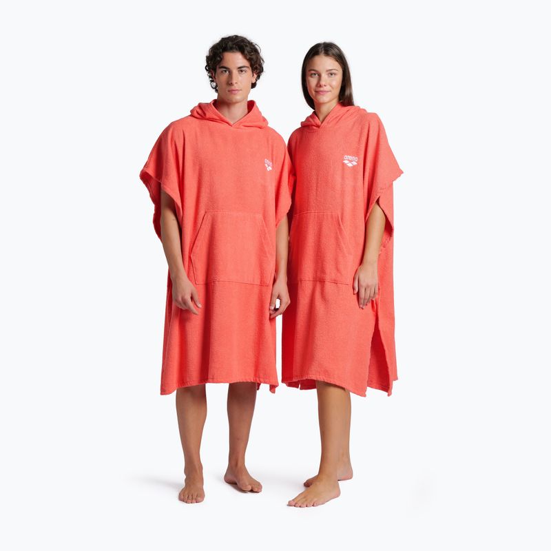 Пончо arena Cotton Poncho calypso coral/white 5