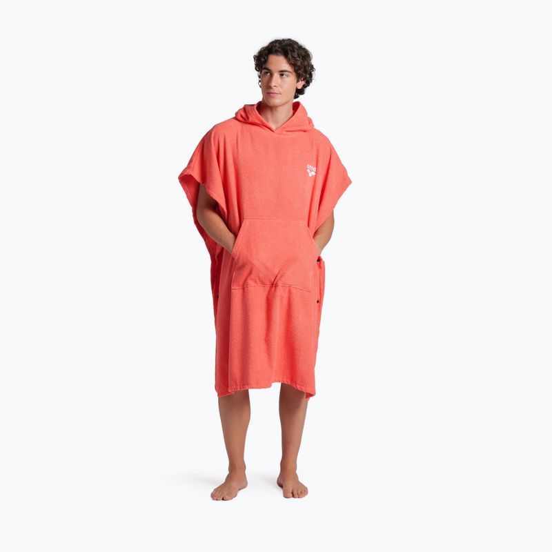 Пончо arena Cotton Poncho calypso coral/white 6