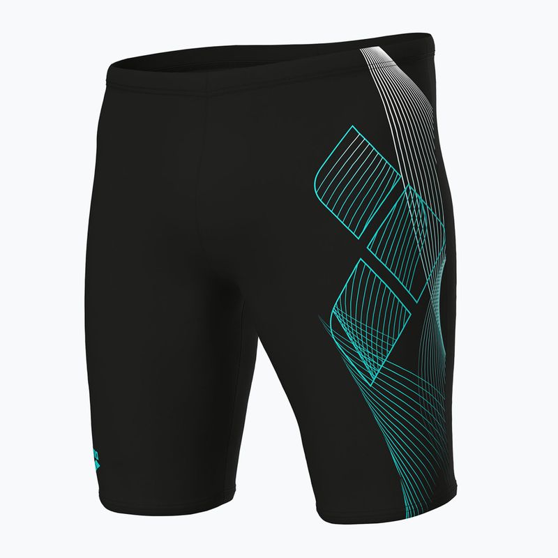 Плавки чоловічі arena Sea Water Swim Jammer black/water 3