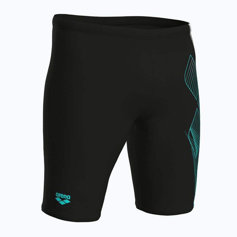 Плавки чоловічі arena Sea Water Swim Jammer black/water 4