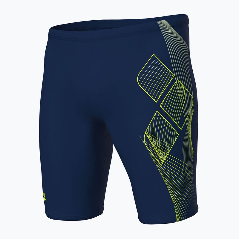 Плавки чоловічі arena Sea Water Swim Jammer navy/artic lime 3