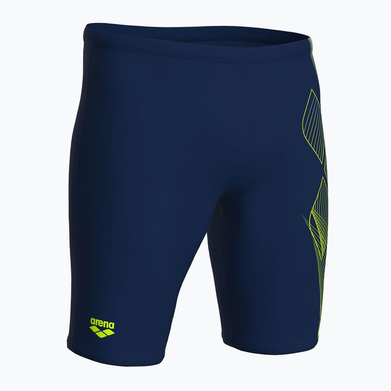 Плавки чоловічі arena Sea Water Swim Jammer navy/artic lime 4