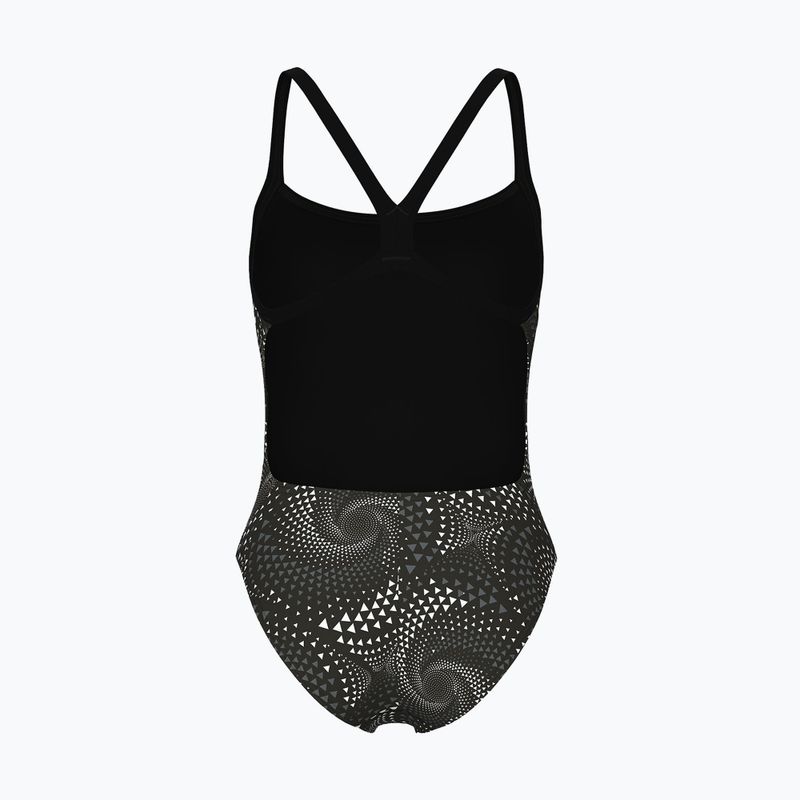 Купальник суцільний жіночі arena Fireflow Challenge Back black/team black 2