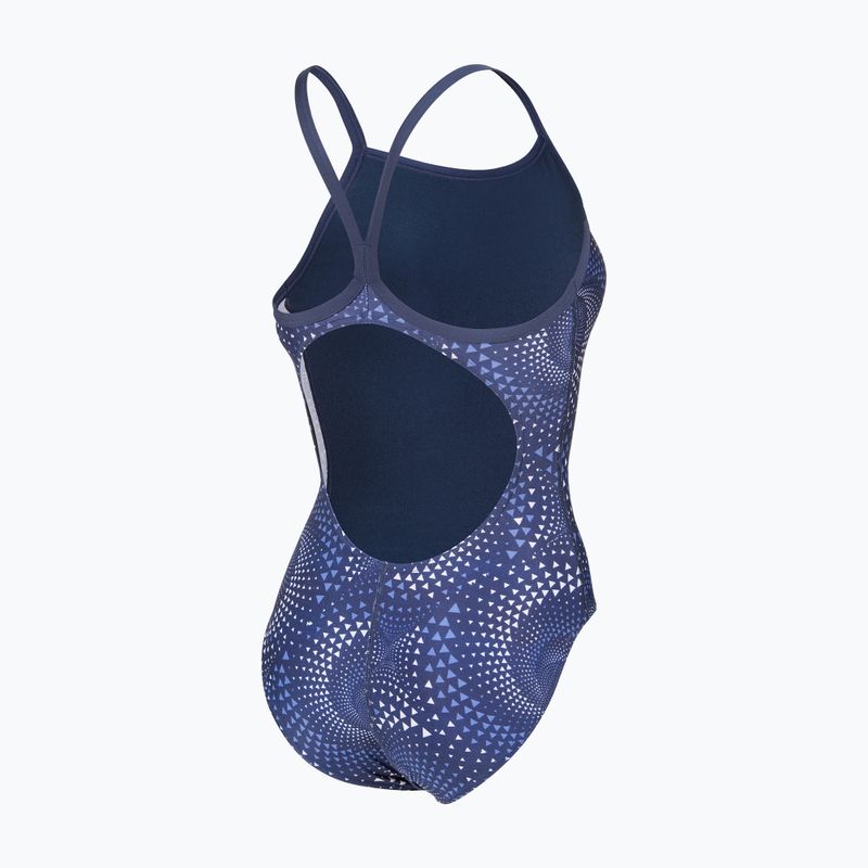 Купальник суцільний жіночий arena Fireflow Lightdrop Back navy/team navy 4