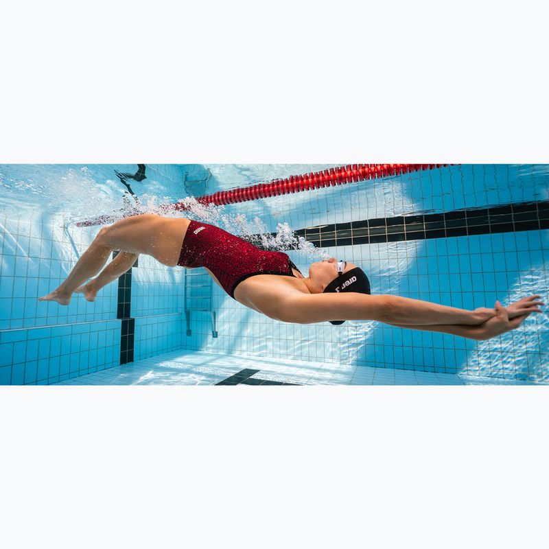 Купальник суцільний жіночі arena Snake Skin Challenge navy/team redwhiteblue 7