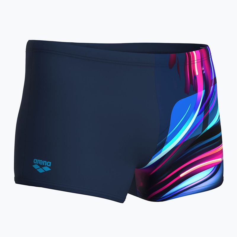 Плавки чоловічі arena Bloom Swim Short multi navy/navy 4