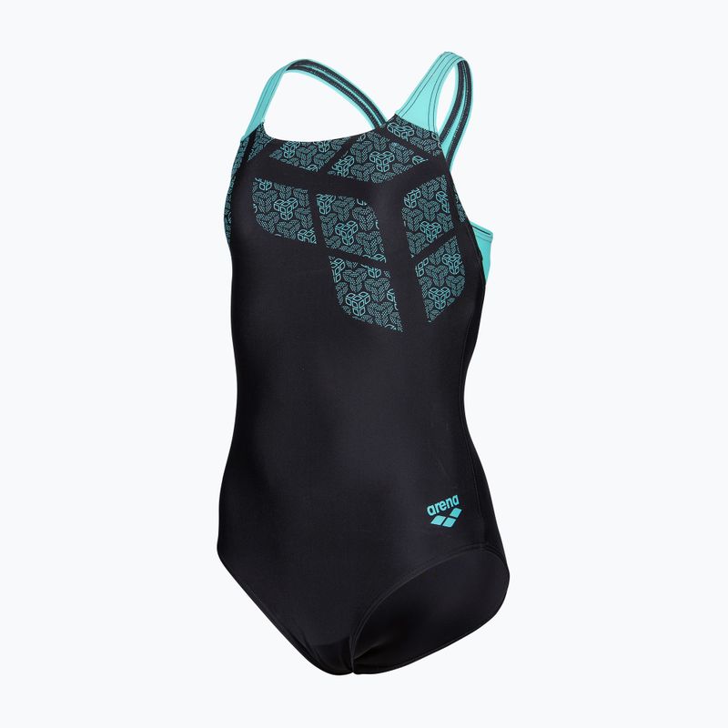 Купальник суцільний дитячий arena Kikko Swim Pro Back black/water 3