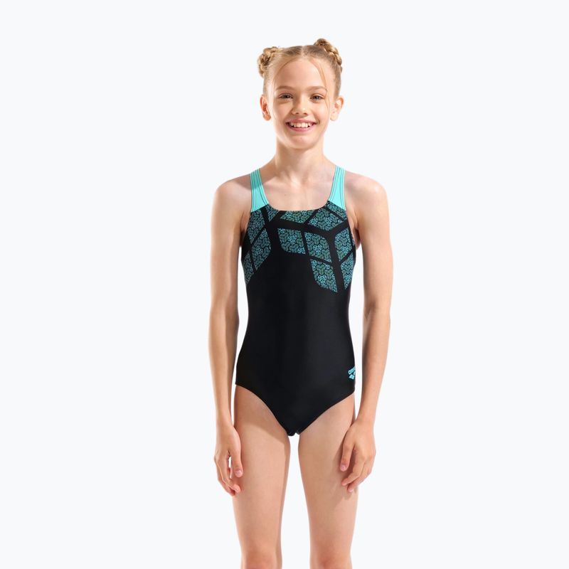 Купальник суцільний дитячий arena Kikko Swim Pro Back black/water 5