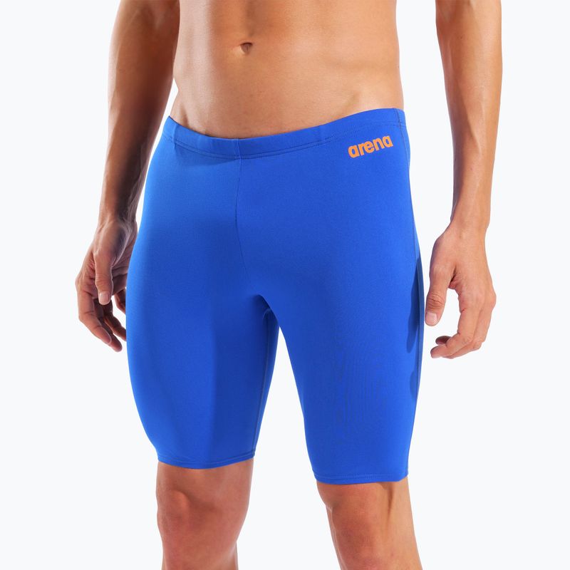 Плавки чоловічі arena Team Swim Jammer Solid neon blue/team orange 9