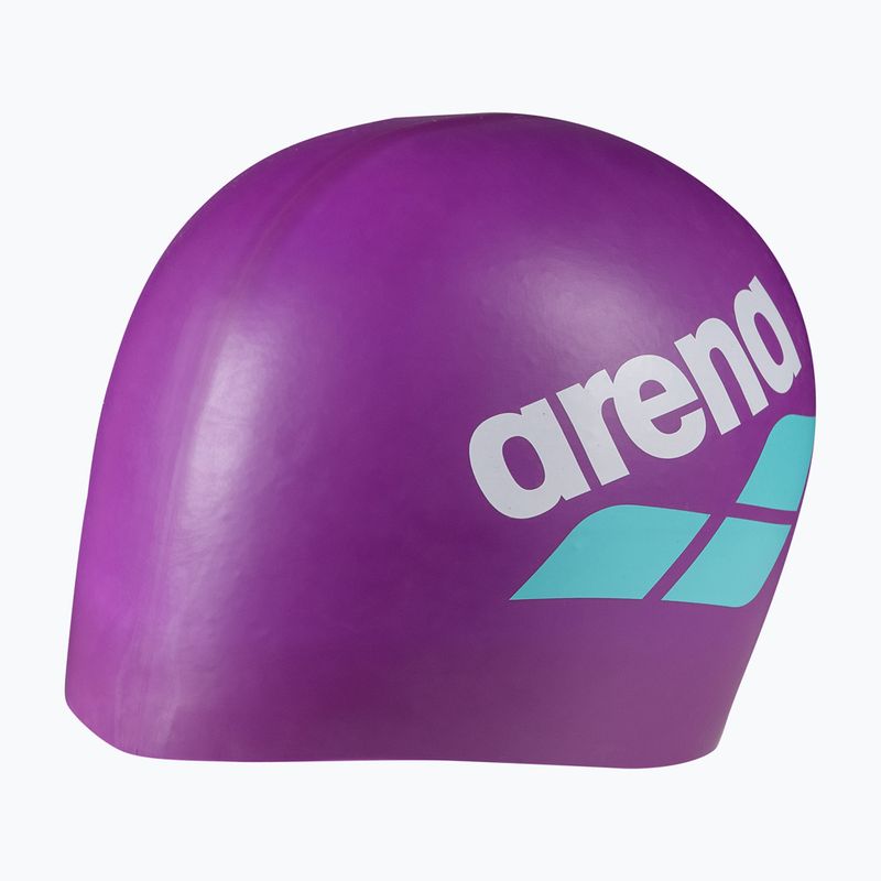 Шапочка для плавання arena Big Logo very fuchsia/white/water 3