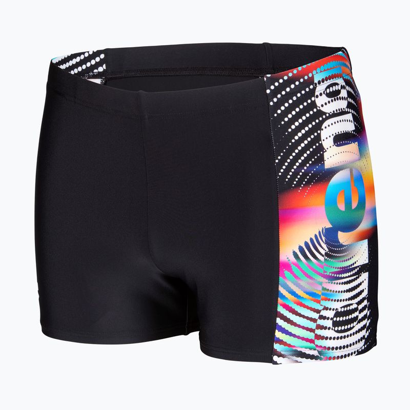 Плавки-боксерки Arena Lit Logo Swim Short black/multi 3