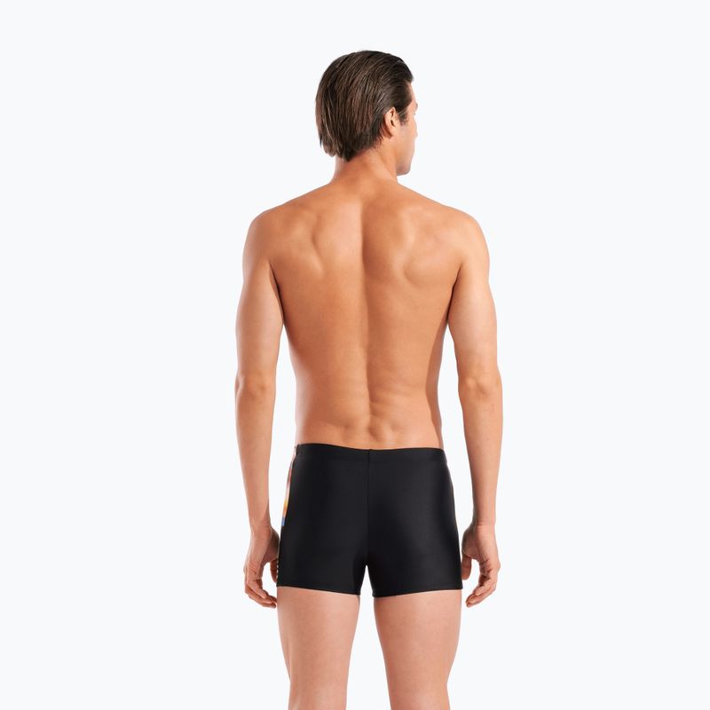 Плавки-боксерки Arena Lit Logo Swim Short black/multi 7