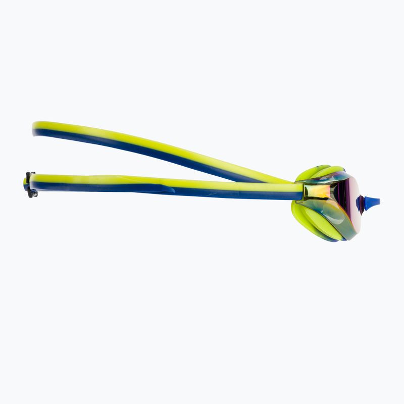 Окуляри для плавання дитячі arena Python Mirror Jr blue/blue/lime 3