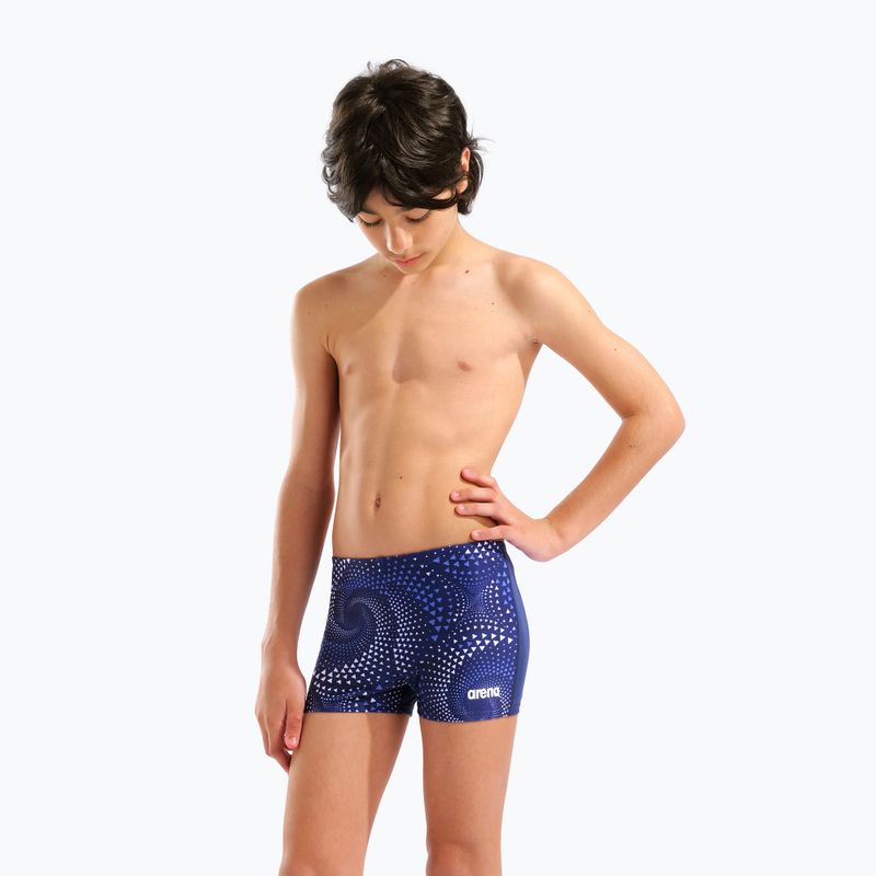дитячі плавальні боксерки arena Fireflow Swim Short navy/team navy 5