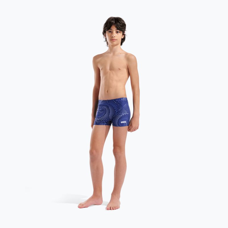 дитячі плавальні боксерки arena Fireflow Swim Short navy/team navy 6