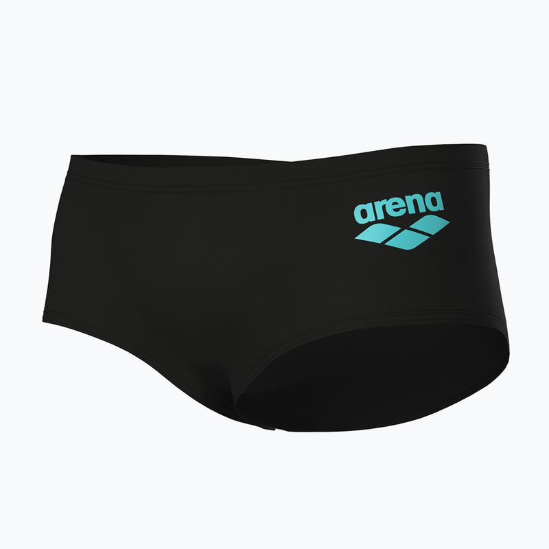 Плавки-боксерки чоловічі arena One Low Waist Short Big Logo black/black 3