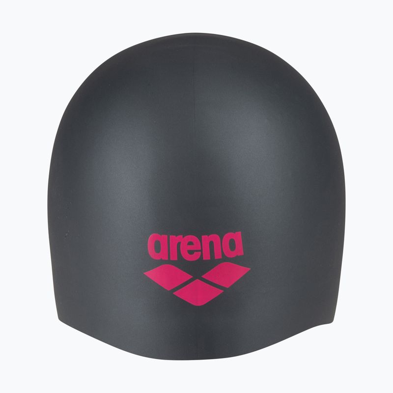 Шапочка для плавання arena Long Hair asphalt/pink 3