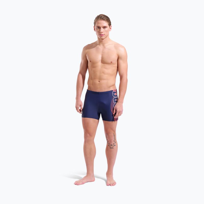 Плавки-боксерки чоловічі arena Basic Swim Short navy/white 6
