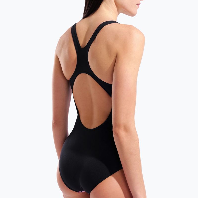 Купальник суцільний жіночий arena Peacock Swim Pro Back multi pink/black 5