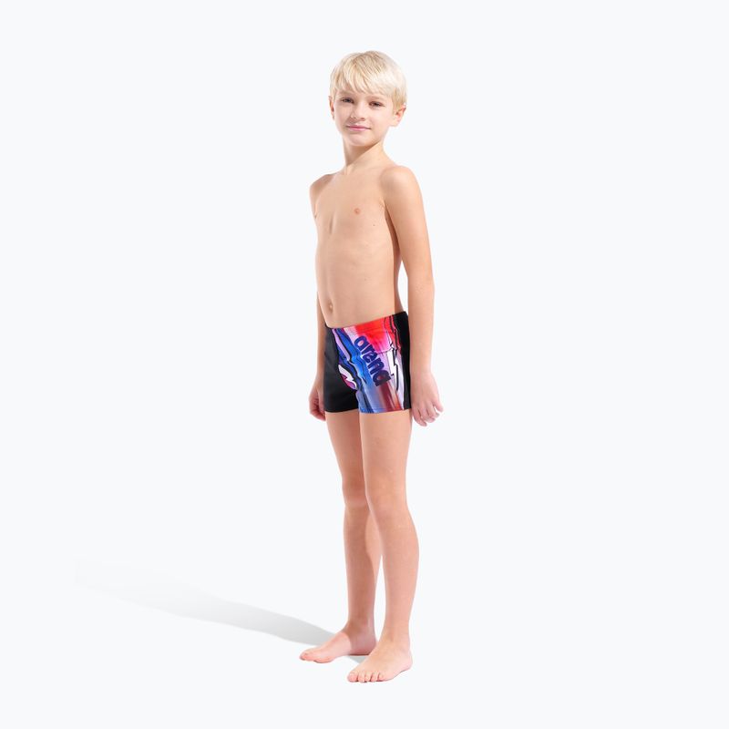 Плавки дитячі arena Loud Swim Short black/multi 2