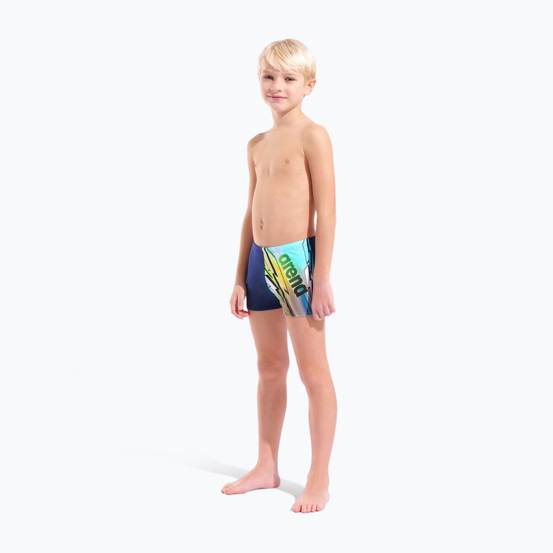 Плавки дитячі arena Loud Swim Short navy/multi 2