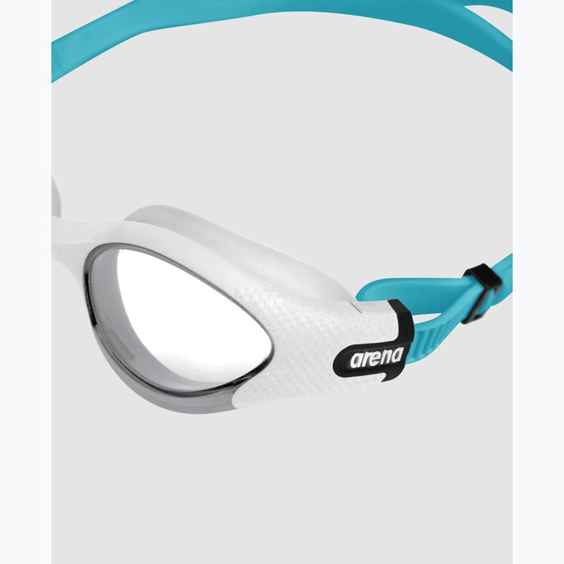Окуляри для плавання дитячі Arena The One Plus clear/white/turquoise 5